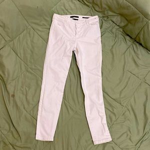 Abercrombie & fitch white skinny jeans
